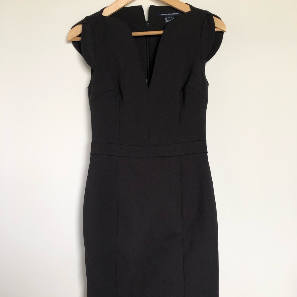 French Connection black cocktail dress size 2